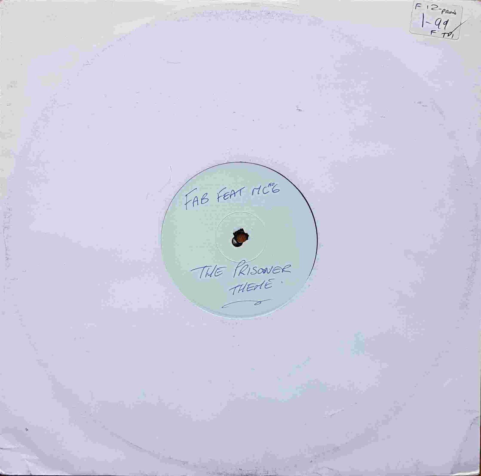Picture of FAB 6 T The prisoner (Free man mix) by artist F. A. B.